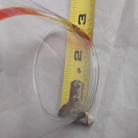 Pier 1 Vintage Red Swirl Wine Glass. - Picture 8 of 8